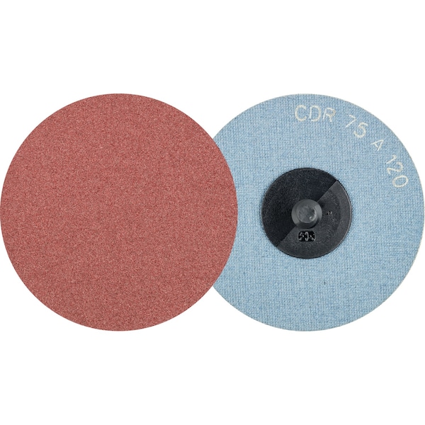 Pferd 3" COMBIDISC Abrasive Disc - Type CDR - Aluminum Oxide - 120 Grit 42520 - main